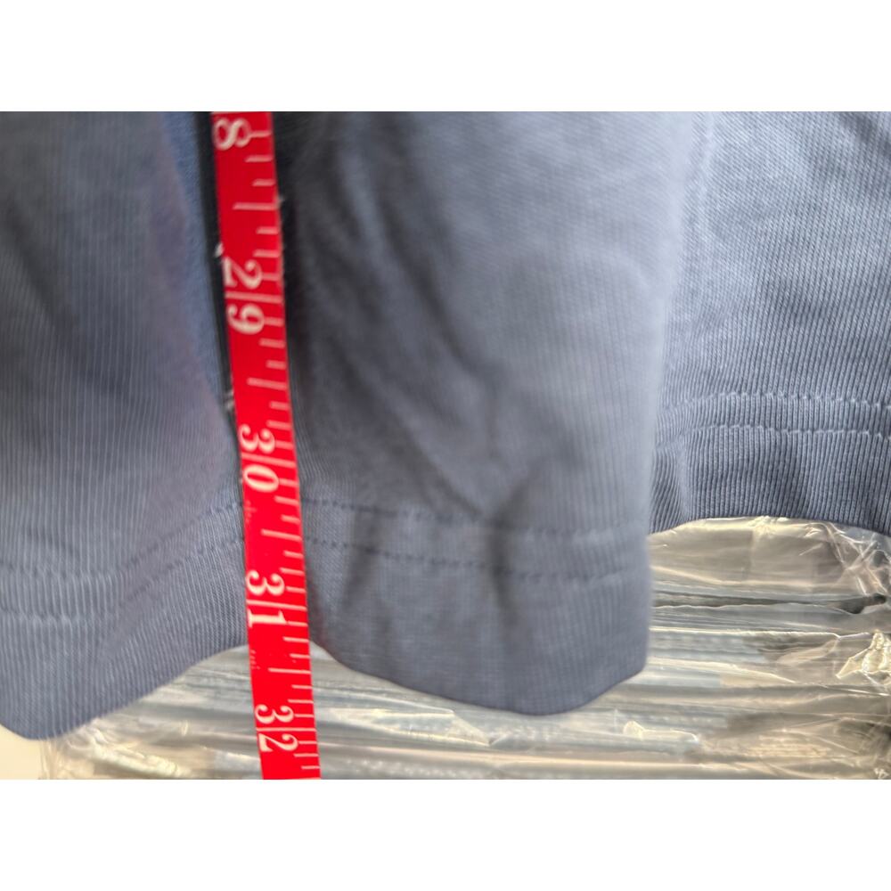 NWT Adidas Men’s Golf Crest Logo Long Sleeve Performance‎ Shirt Blue 2XL - Picture 12 of 14